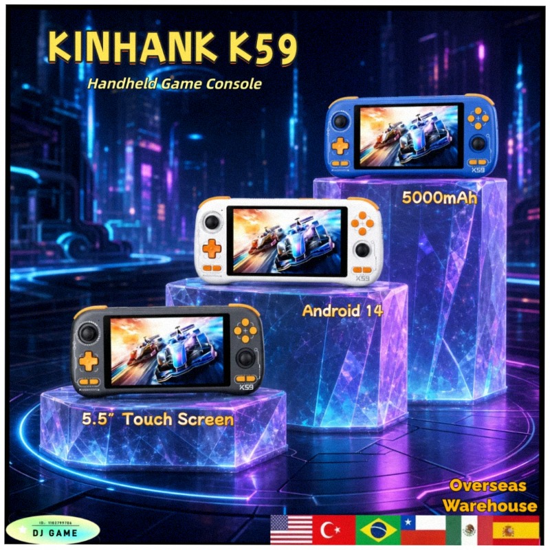 KINHANK K59 Handheld Game Cons - Gaming Console Buttons review and price