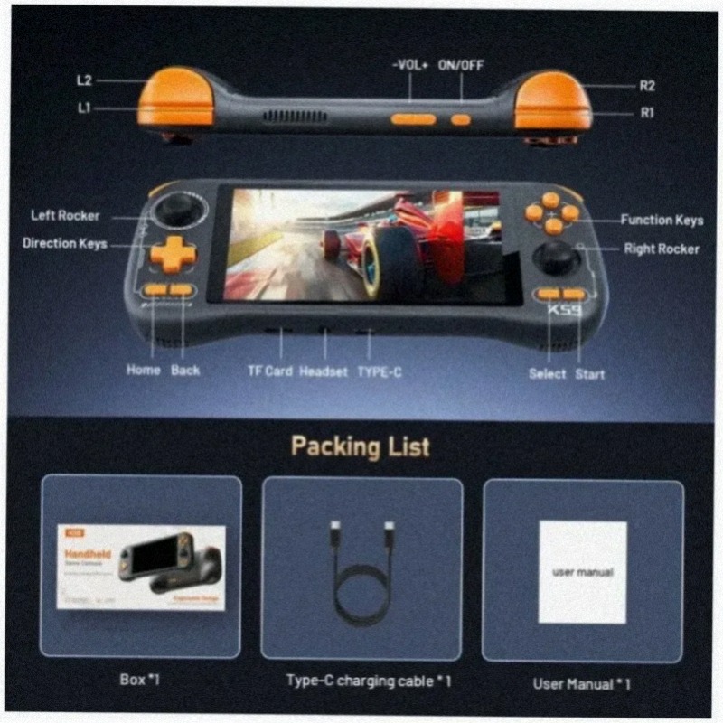 KINHANK K59 Handheld Game Cons - Gaming Console Under 5000 review and price
